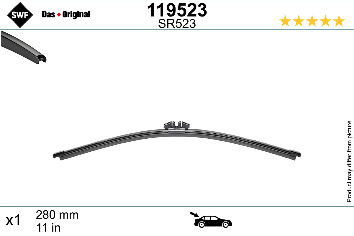 Wiper Blade - 119523 SWF